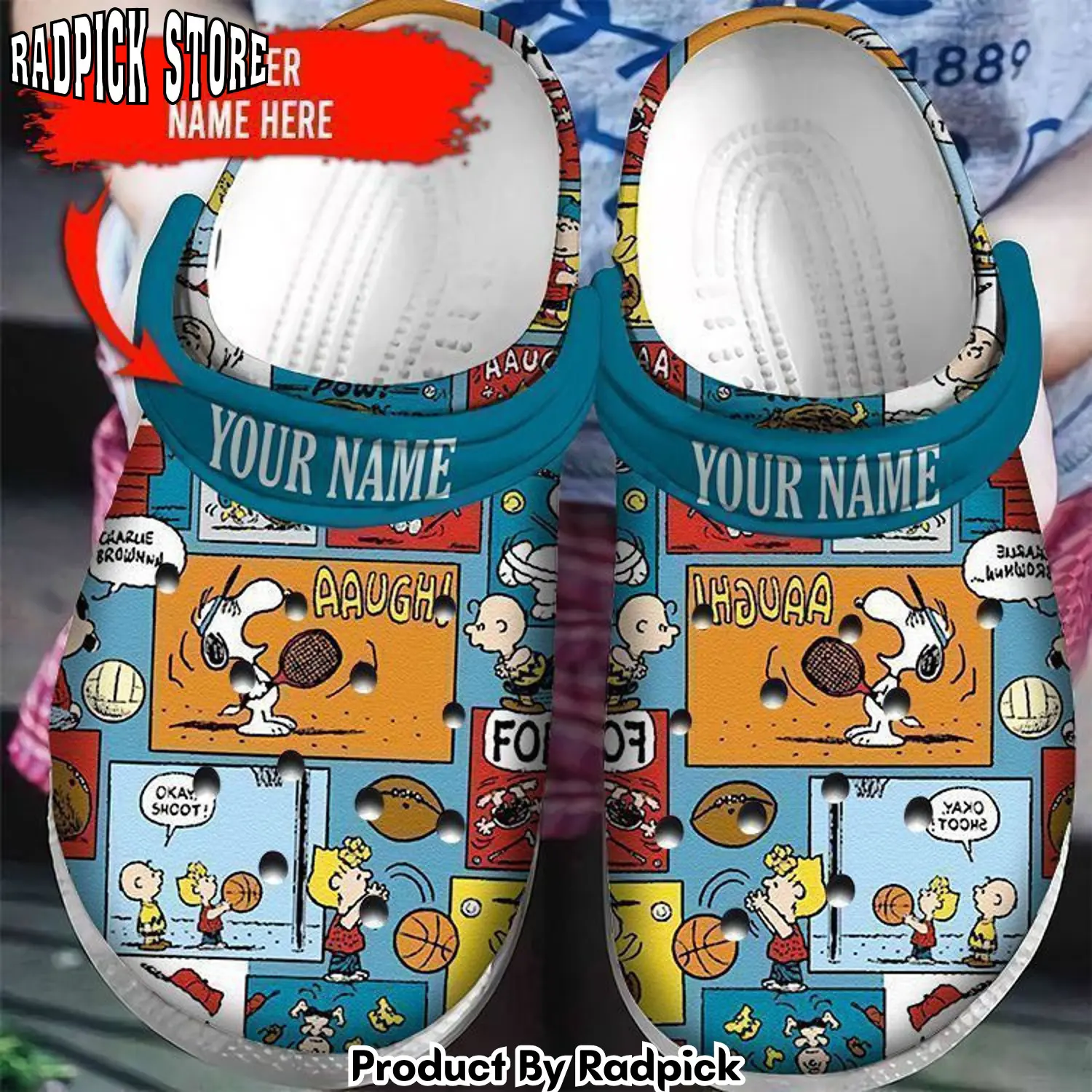 Radpick aaugh snoopy lover clogs shoes rp6528351